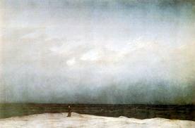 6.Caspar David Friedrich, Monk by the Sea, 1808 or 1810, oil on canvas, 110 x 171.5 cm (Alte Nationalgalerie, Staatliche Museen zu Berlin)